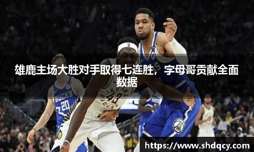 雄鹿主场大胜对手取得七连胜，字母哥贡献全面数据