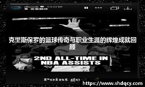 克里斯保罗的篮球传奇与职业生涯的辉煌成就回顾